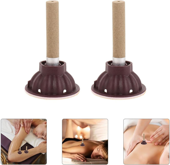 50Pcs Moxibustion Strips Thick Moxa Sticks for Home Use Moxa Pillars for Salon Beauty Salon Home