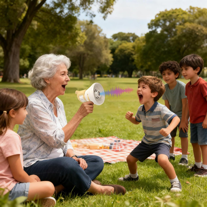 Party Toy, Muscle Man Projector Speaker Device, Compact Fun Entertainment Tool with Sound Light Effects for Friends Outdoor Beach Rain Role Play Camping Gathering Home Celebration Gift Showpiece