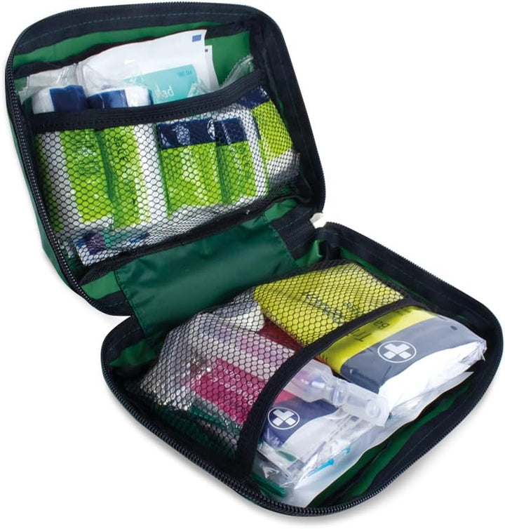 Lewis-Plast Premium First Aid Kit for Home Car Holiday and Workplace - Includes Bandages, Eye Pods, Ice Packs and Essentials for Everyday Situations, 90 Count (Pack of 1)