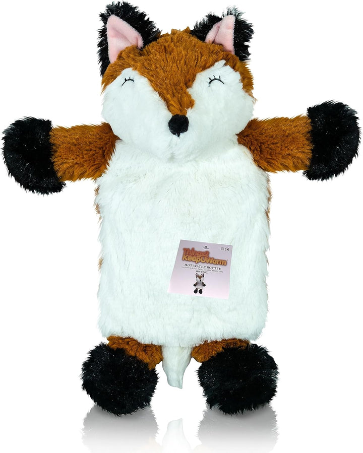 Cute Plush and Cuddly Animal Hot Water Bottles (Blue Llama)