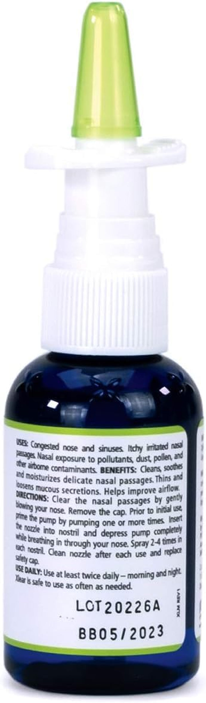 Natural Xylitol Nasal Spray and Commonsense Medicine Book: Healing from the inside Out and Stopping the Next Pandemic Bundle, 1.5 Fl Oz, Pack of 3 Saline Sprays and 1 Book