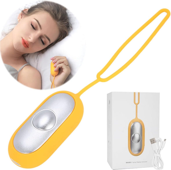 Sleep Aid Holding Sleep Helper,Portable Calm Palm Sleep Aid,Calm Palm Device Insomnia Sleeping Aids for Adults,Usb Charging Microcurrent Sleep Helper Tool for Patients/Anxiety for Fast and Deep Sleep