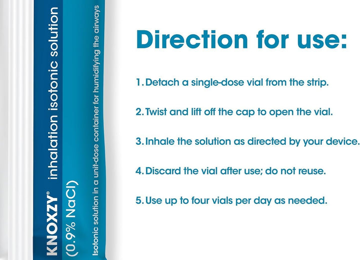 Isotonic Solution 0.9% - Sodium Chloride Nacl - Isotonic Solution for Humidifying the Airways – 20 X 2.5 Ml (Pack of 2)