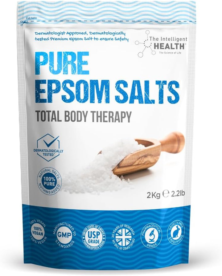 Pure Epsom Salts Magnesium Sulphate Bath Salt (1 Kg (Pack of 1))