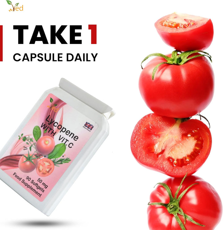 Lycopene Supplement, Supports Energy Balance, Non-Gmo, High Lycopene,50Mg (180 Count (Pack of 2))