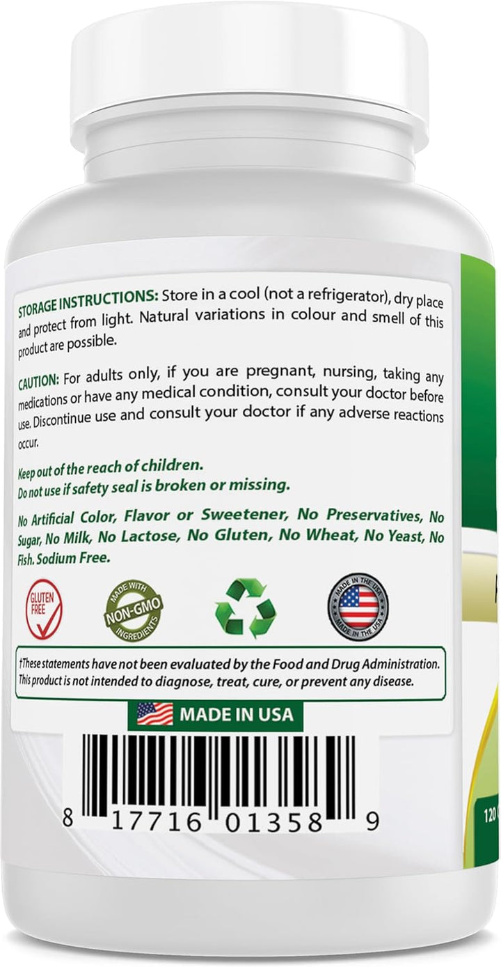 Alpha Lipoic Acid 300 Mg 120 Capsules