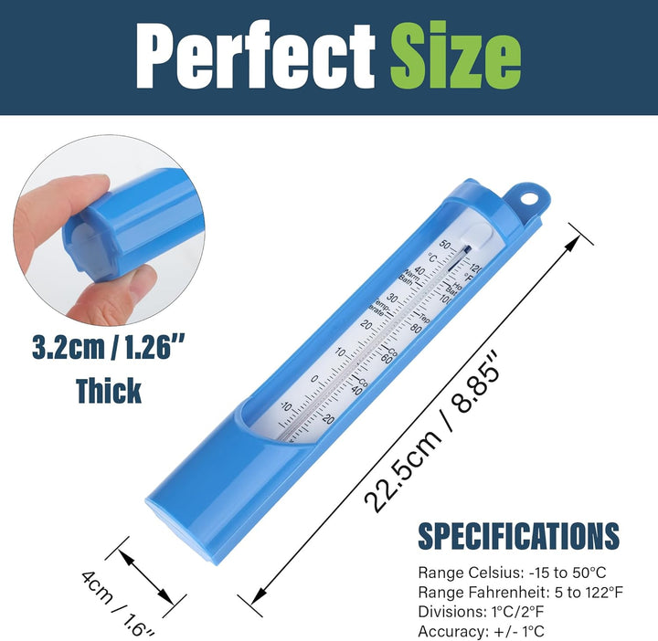 Bath Thermometer 230 Mm - Scoop Sampling Water Temperature Thermometer for Baby, Elderly, Kids - Easy to Use Water Thermometer to Monitor Bathing Temperature