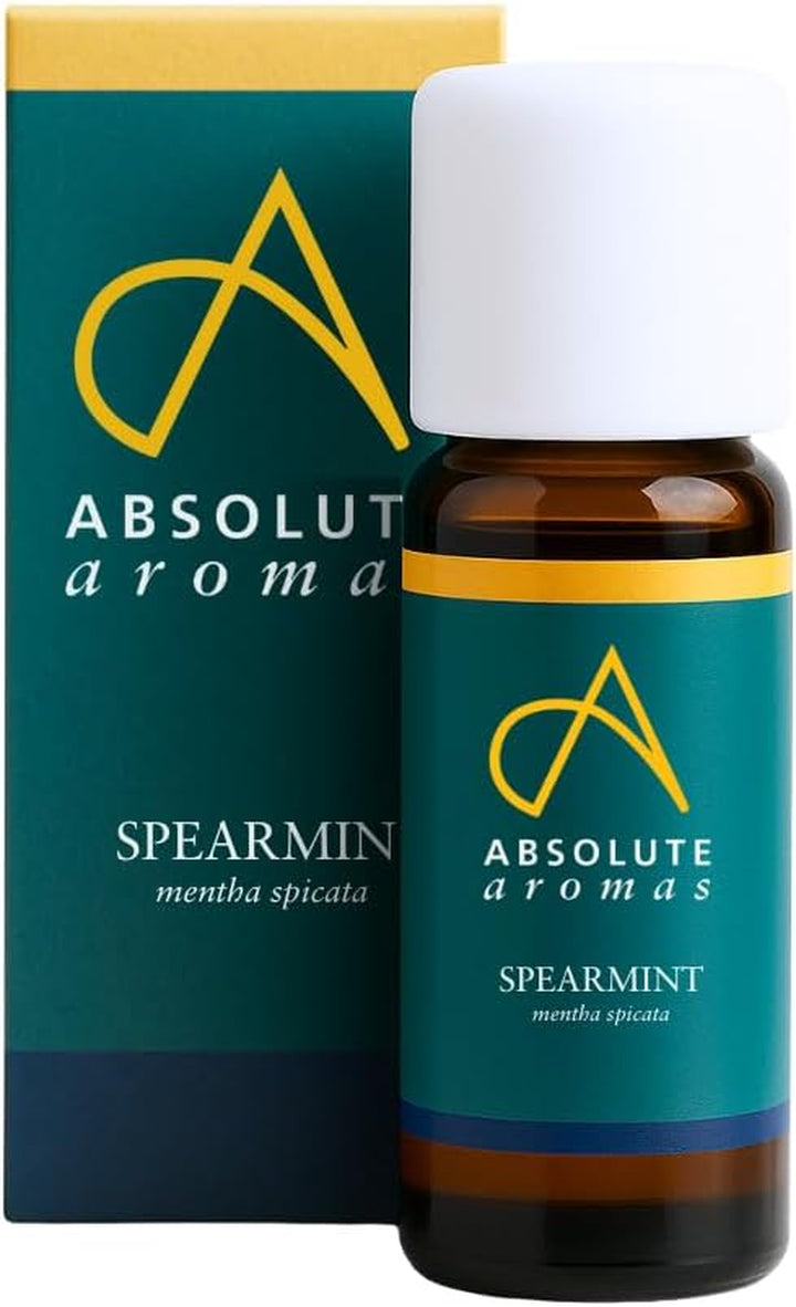 Spearmint (Mentha Spicata) Essential Oil 10Ml - 100% Pure, Natural, Undiluted and Cruelty-Free - for Use in Diffusers and Aromatherapy Blends 10 Ml (Pack of 1)