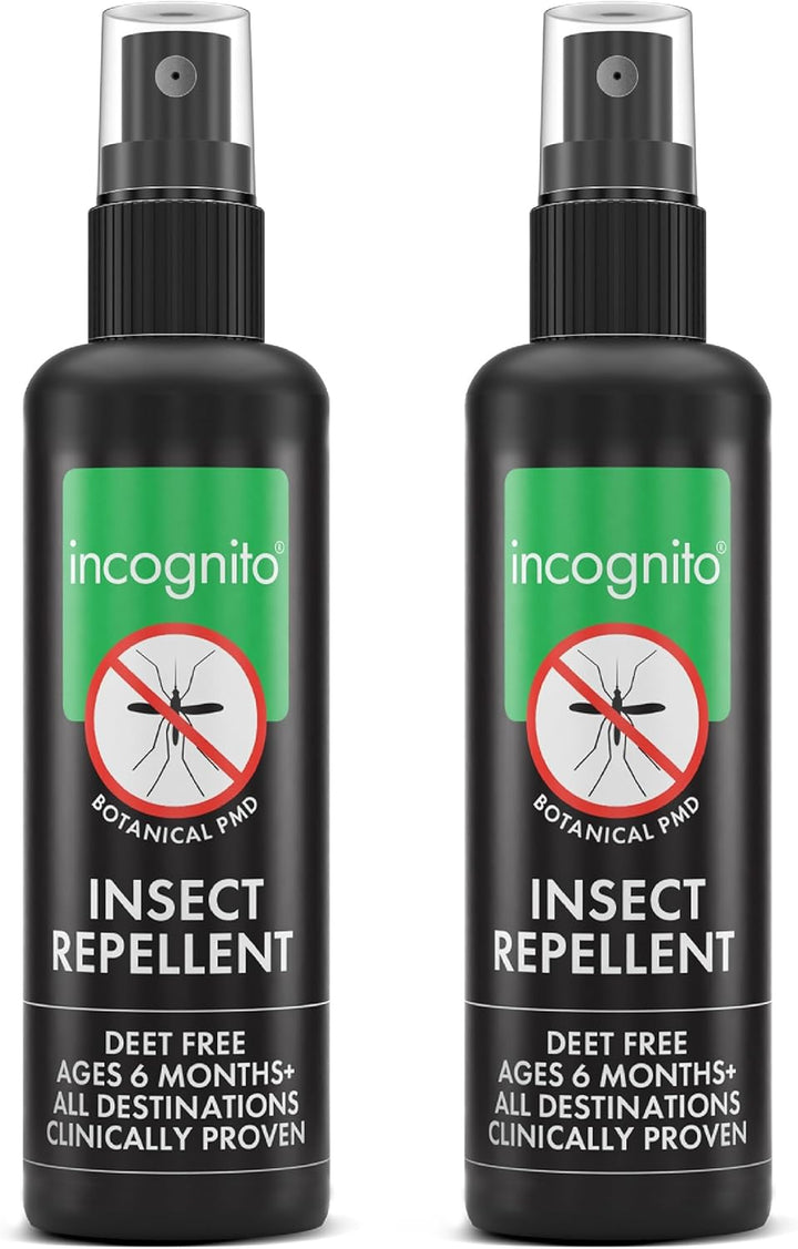 Insect Repellent Spray, 50Ml - Natural DEET Free, Shields from Wide Range of Biting Insects. Clinically Proven Protection from Ticks & Dengue Carrying Mosquitoes, Organic Mosquito Repellent