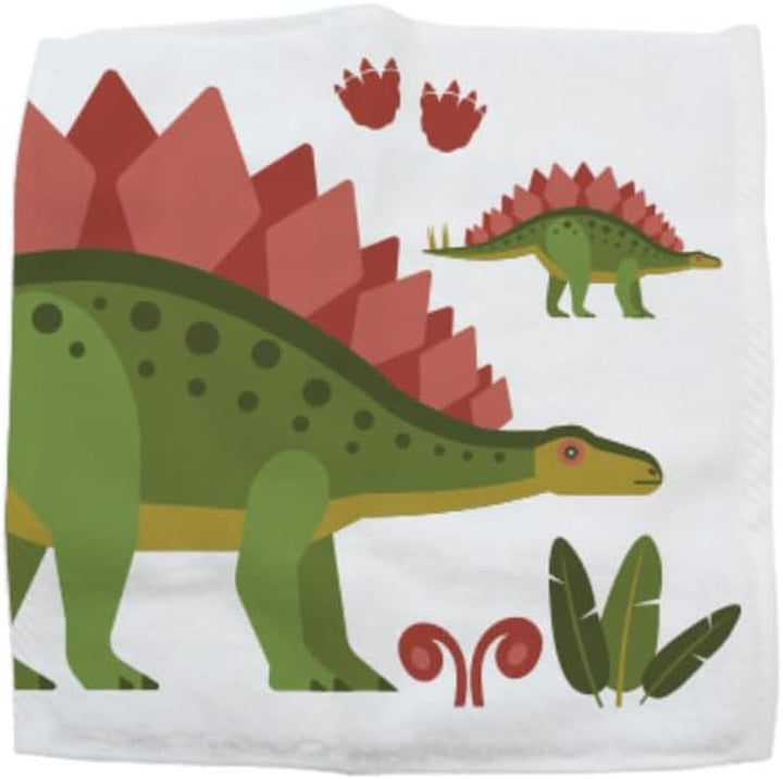 Wash Cloth - Dinosaur Magic Flannel, Face Cloths Flannels Cotton - Fun Designs for Children, Baby, Kids - 6 Unique Designs (1 Supplied at Random)