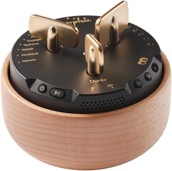 - French Version - Meditation and Sophrology Box - Relaxation and Sleep Aid Device - Ideal against Insomnia and Sleep Disorders - Gift for Women and Men