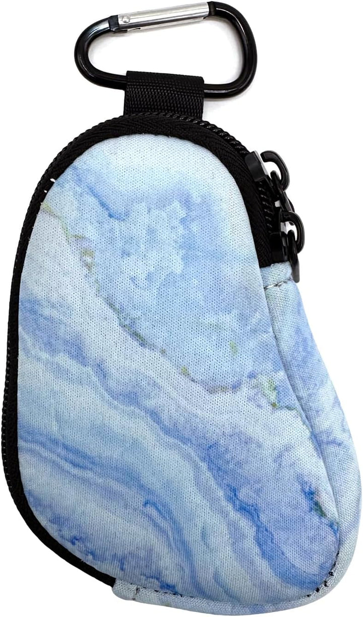 Asthma Inhaler Holder Neoprene Protective Portable Carrying Bag Travel Inhaler Mini Case Sleeve for L-Shaped Inhaler, Inhaler Not Included (Jellyfish)