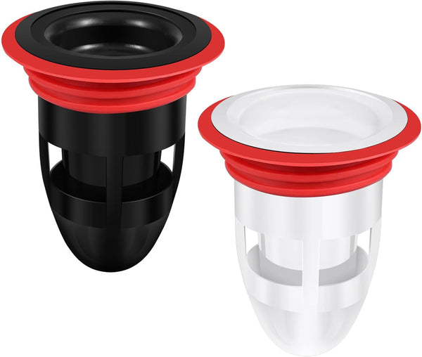 2PCS Shower Floor Drain Backflow Preventer Sewer Core Anti-Odor Plug for Kitchen Bathroom