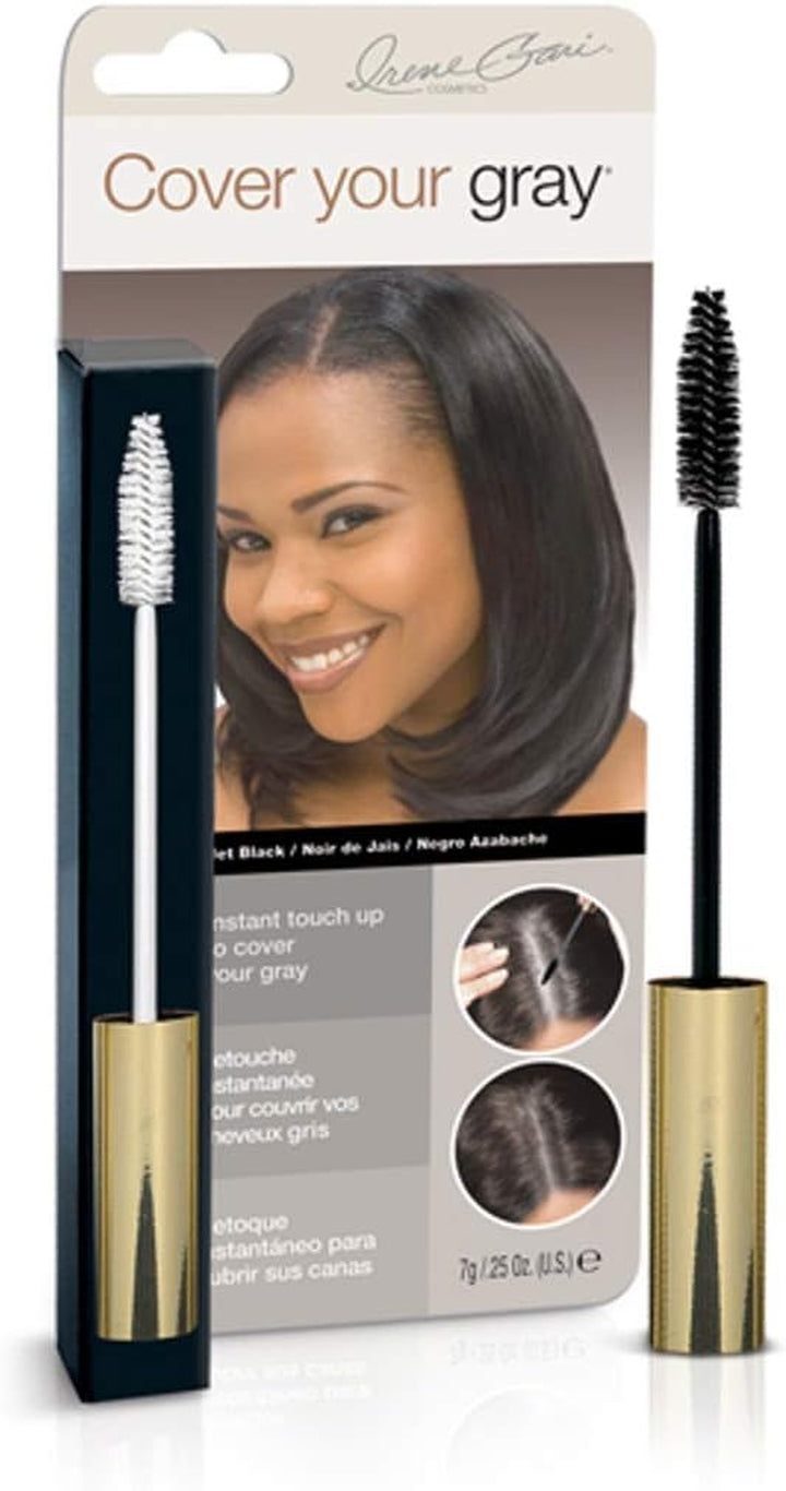 "Irene Gari" Instant Touch up to  Brush in Hair Mascara (Jet Black) 7 Grams
