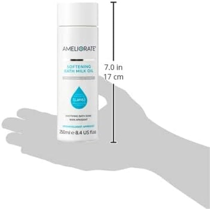 Softening Bath Milk Oil 250Ml | Lab6, Collodial Oat, Lactic Acid | Dermatologically Tested