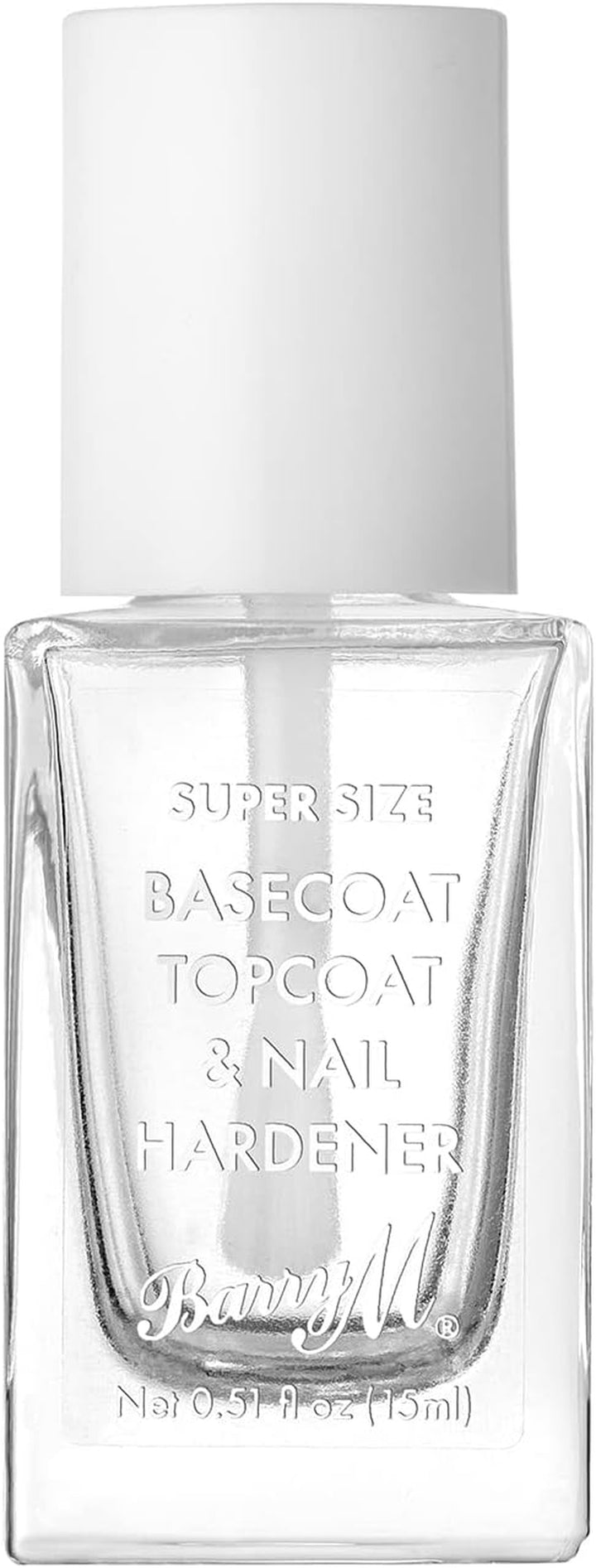 Super Size All in One Nail Paint Top Coat, Base Coat & Nail Hardener | Clear Gloss