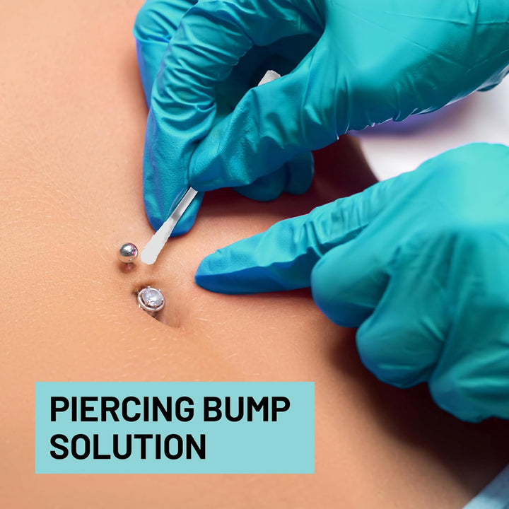 " Base Labs Piercing Aftercare Swabs for Piercing Bump Treatment Earring Cleaner for Pierced Ears, Nose Piercing Aftercare Keloid Bump Removal 36 Saline Cleaning Solution Buds"