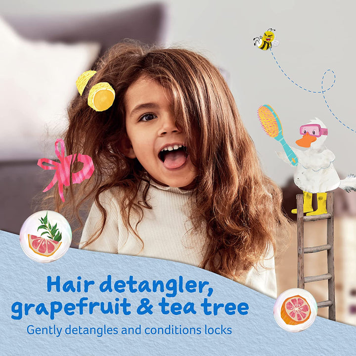 | Kids Hair Detangler 125Ml | Grapefruit & Organic Tea Tree | Detangles & Smooths | Suitable for Dry, Sensitive & Eczema-Prone Skin