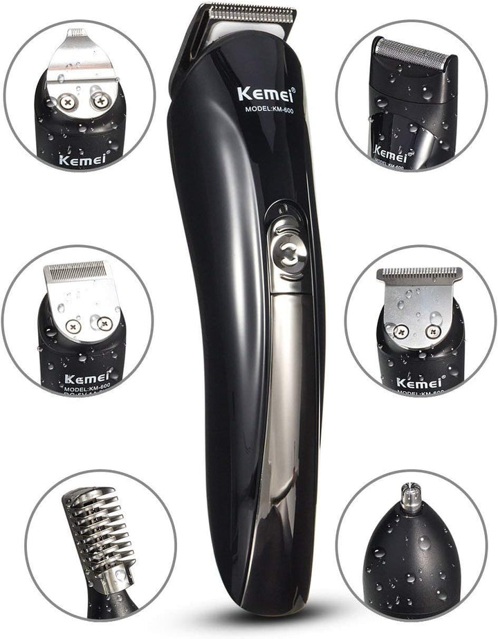 Beard Trimmer Hair Clipper All 11 in 1 Man'S Grooming Kit Facial Nose and Head Haircut Trimming, Rechargeable Mustache Trimmers Shaver Suit Hair Cutter with Fast Charge