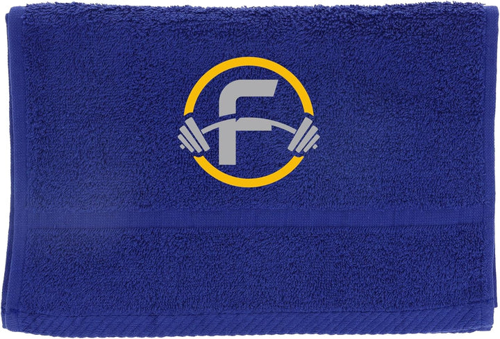 Gym Towel with Monogrammed Embroidery Initial Gift for Men & Women, Training Accessory Gift, Gym Towel Present for Weight Lifting Birthday, Retirement, Christmas - Black, J