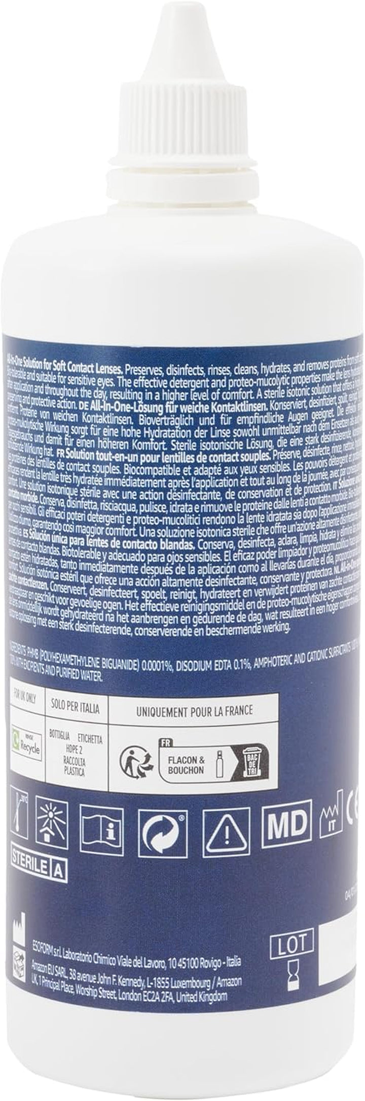 All-In-One Solution for Soft Contact Lenses, 3 X 360Ml