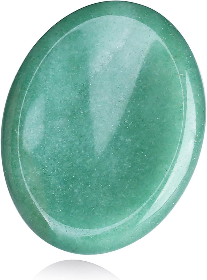 7 Chakra Crystal Worry Stone for Anxiety Relief for Adults,Healing Crystal Gifts for Women,Polished Crystal Gemstone Thumb Stone Mindfulness Gifts Small Gifts Stocking Fillers Women