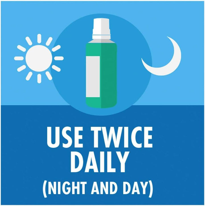 Fluorigard Fluoride Rinse (Alcohol Free) Mouthwash 400 Ml, Prevents Tooth Decay, Strengthens Enamel, Prevents Mineral Loss, Mint Flavour