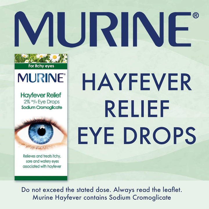 Hayfever Eye Drops, Hayfever Treatment for Itchy and Painful Eyes, Anti-Inflammatory Eye Drops 10Ml