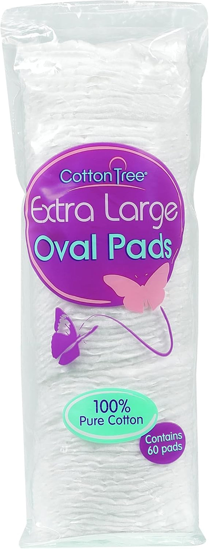 100 Percent Pure Cotton, round Cotton Wool Pads, 80 Count