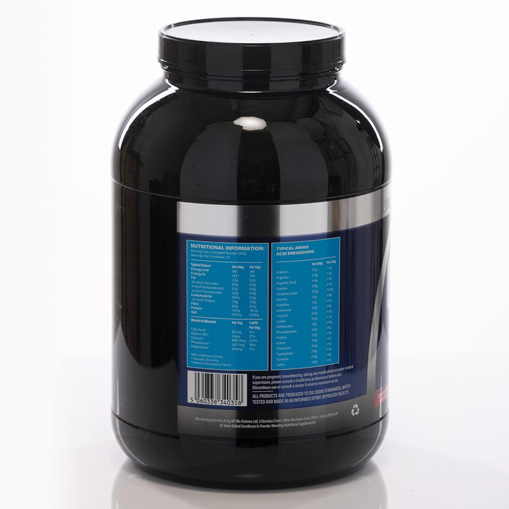 1.5Kg Casein Xtra, Slow Release Protein Powder with Contains Micellar Casein Supplement Amino Acids, Glutamine Protein Shakes (Strawberries & Cream) Casein protein, Slow-digesting protein, Protein supplement, Protein powder, Muscle recovery protein, Fitne