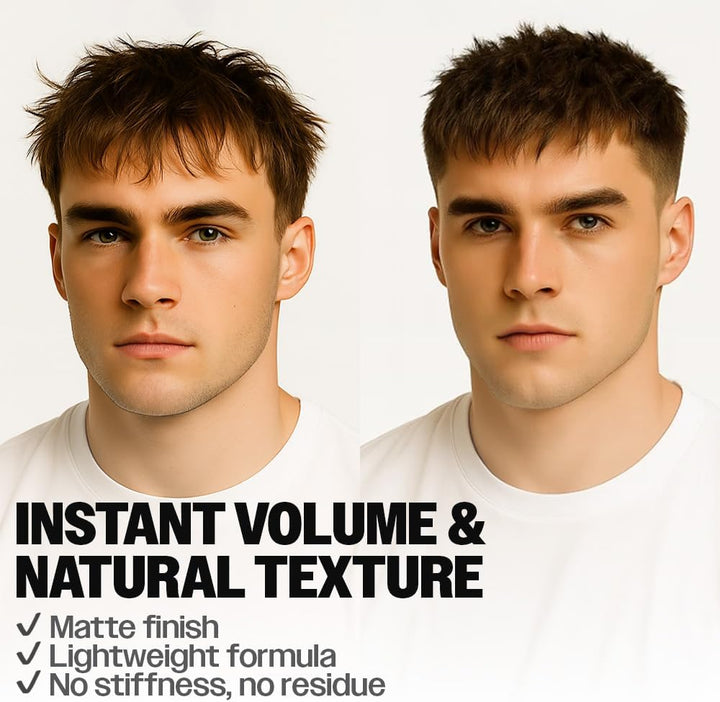 Hair Styling Texture Powder, Matte Hair Powder Men, Women for Volume, Definition, Hold, Mens Styling Products, Non-Greasy, 20 G - 3 Pack