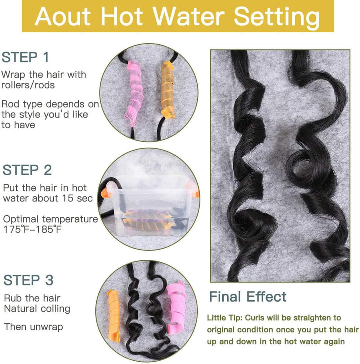 3 Packs Pre Stretched Braiding Hair Extension Yaki Texture EZ Braids Hair for Coi Leray Braids Black Braiding Crochet Hair Extensions /30 Inch 1B#