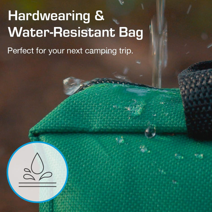 220 Piece Premium First Aid Kit Bag - Includes Eyewash, 2 X Cold (Ice) Packs and Emergency Blanket for Home, Office, Car, Caravan, Workplace, Travel and Sports