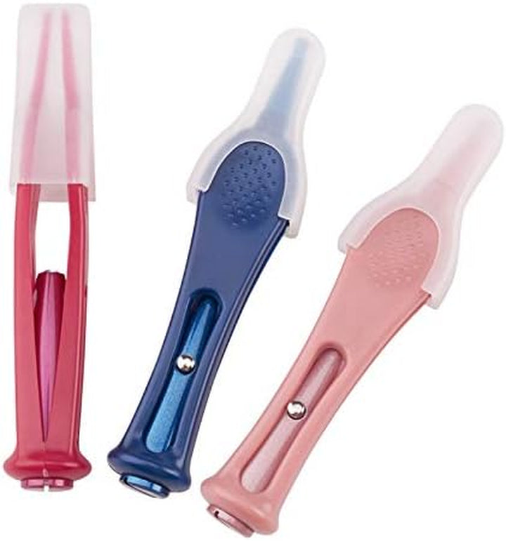 Infant Nose Cleaning Tweezers with LED Light Safety Round-Head Baby Ear Nose Navel Cleaner Tool Forceps Plastic Cleaner Clip, Newborn Safety Safe Care (Blue)