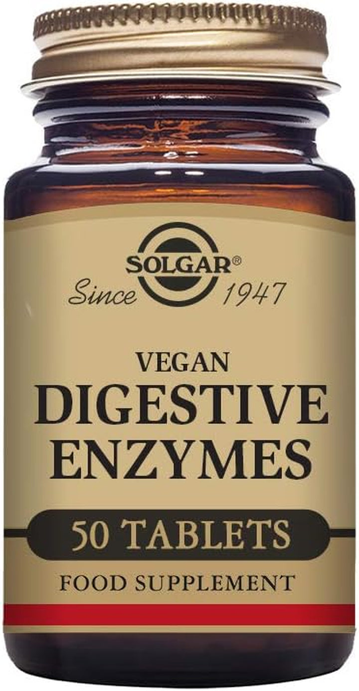 Vegan Digestive Enzymes Tablets - Pack of 250 - Lactose Free - Digestion Support - Vegan & Gluten-Free