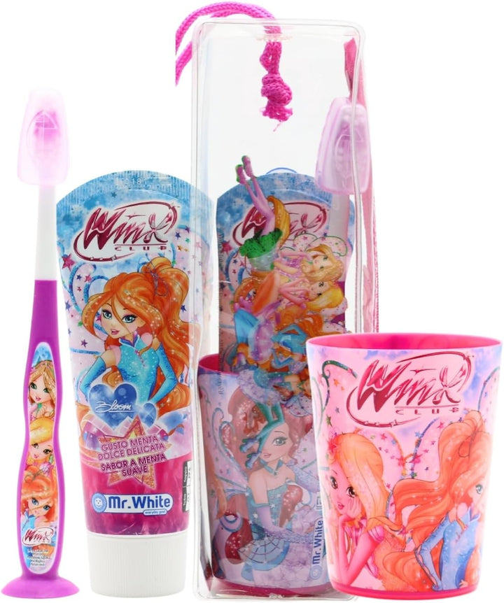 Marvel Spiderman Kids Toothbrush Set - Soft-Bristle Toothbrush with Suction Cup & Protective Cap, Mint-Flavoured Toothpaste, and Multi-Purpose Beaker | Travel-Ready Oral Care Kit for Children Ages 3+