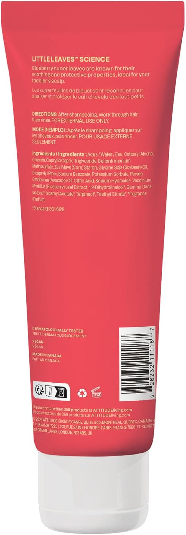 Hair Conditioner for Kids, Dermatologically Tested Products, Plant- and Mineral-Based Detangler, Vegan, Mango, 240 Ml