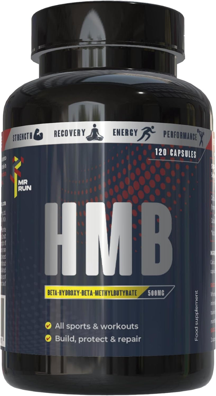 'S HMB - Muscle Strength & Fitness, 1000Mg per Serving - Protect from Muscle Loss during Calorie Cutting, Ageing or Inactivity - 120 Capsules, 60 Servings