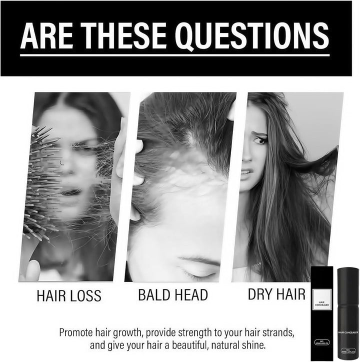 50Ml Hair Concealer Cream,Hair Concealer,Hair Dye Stick,Root Cover up Stick,Root Concealer,Enhance Hairline,Natural Volumized Look,Suitable for Women and Men,Long-Lasting and Styling(Black)