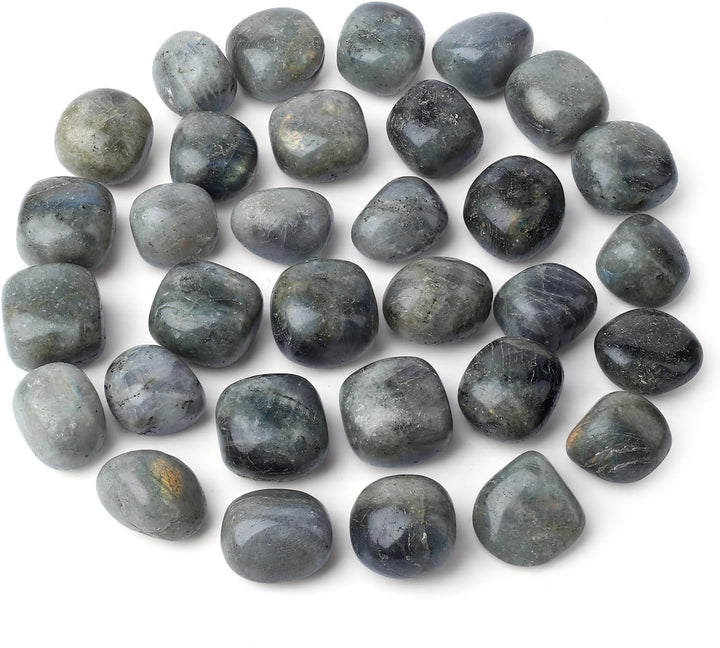 0.55Lb Healing Crystals Gemstones Set Polished Gems Stones for Kids Decorative Coloured Tumbled Bulk Chakra Spiritual Reiki Divination Meditation Rock Stone 15PCS