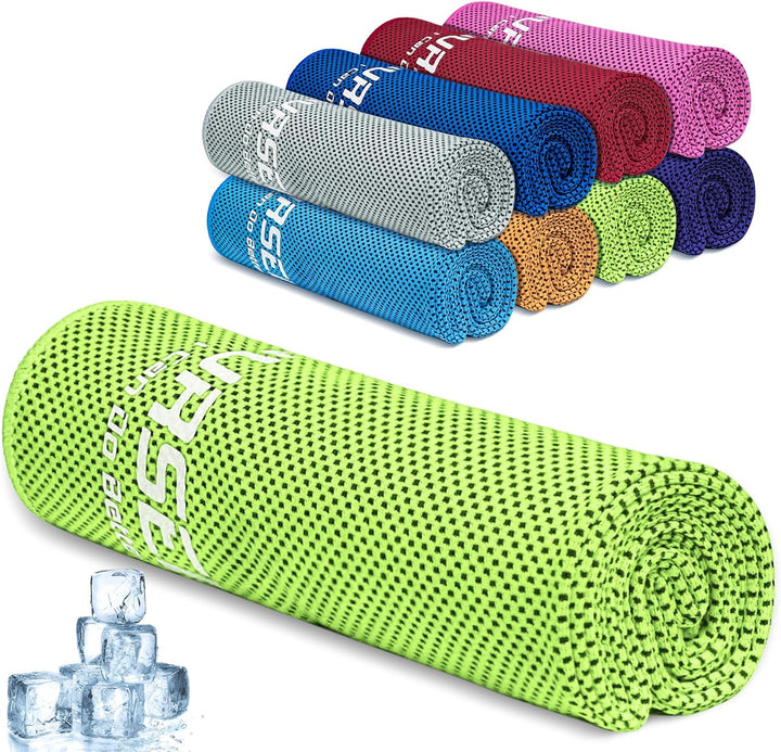 Cooling Towel, Cooling Towels for Neck,40 Inch X 12 Inch Ice Towel for Instant Cooling Relief, Soft Breathable Chilly Towel, Perfect Yoga, Golf, Sports, Gym, Workout, Athletes Towel