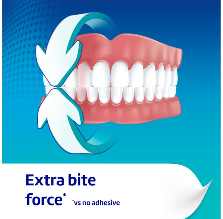 Denture Fixative Adhesive Cream Ultra for Strong All-Day Hold of Dentures, 40G