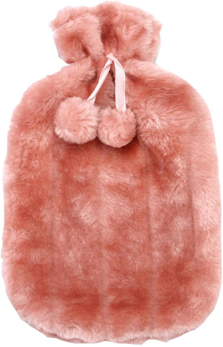 Water Bottle Softcover | 2 Liter Ultra Soft Faux Plush Hot Water Bottle Cover - Hot Water Bottle Covers Insulated Maintain Constant Temperature for Women Kids (Cover Sleeves Only)