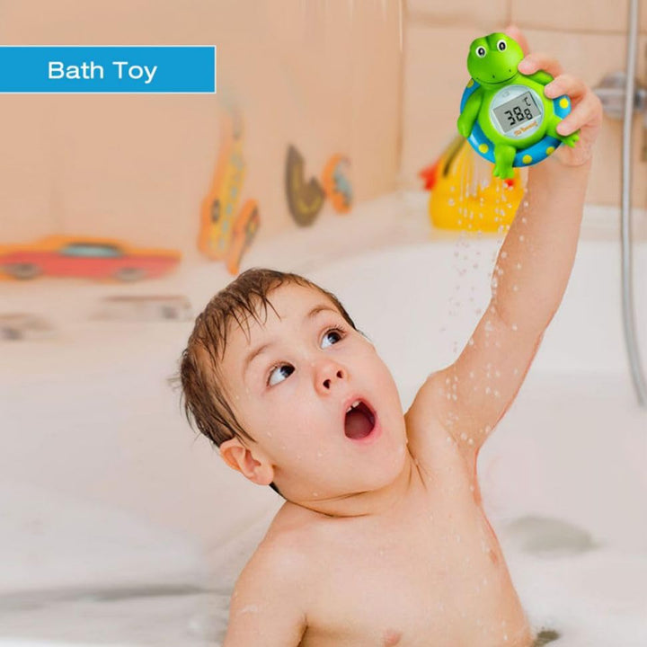 Frog Baby Bath Thermometer, Toddlers Floating Bath Toy, Bathtub Thermometer, at Fahrenheit and Celsius Degree - Blue