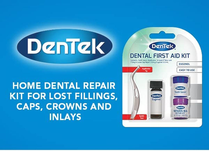 First Aid Kit, Home Temporary Dental Repair Kit for Repairing Lost Fillings or Securing Loose Caps, Crowns or Inlays with Spade Tool