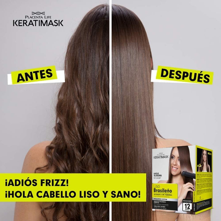 - Brazilian Keratimask Straightening Kit - Long Lasting Professional Results