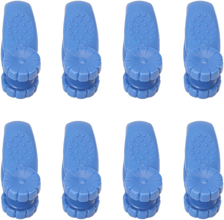 Hand Acupressure Clamp/Holder Set Plastic Headache Relief Massager Tool for Busy Professionals (Blue)