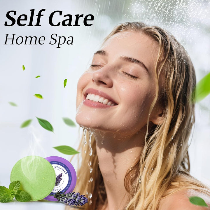 Birthday Gifts for Women:  8 Pcs Shower Steamers Aromatherapy Bath Bombs SPA Self Care, Small Relaxation Friendship Thank You Gifts for Women Men Mum, Advent Calendar Christmas Stocking Fillers