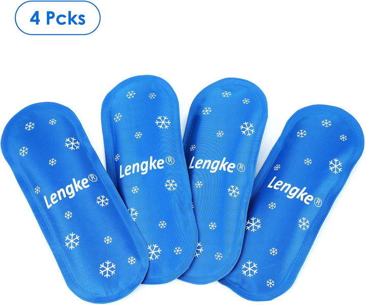 Reusable Ice Packs for Insulin Cooler - 4PCS Nylon Gel Ice Packs for Diabetic Insulin Travel Case Medicine Cool Bag (4PCS)