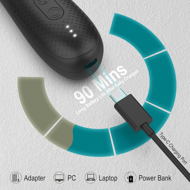 Manscape Trimmer for Men,  Pubic/Body Hair Trimmer, Electric Ball Trimmer for Private Parts, IPX7 Waterproof Body Goomer Shavers, USB-C Charging, Gifts for Men, New HT871